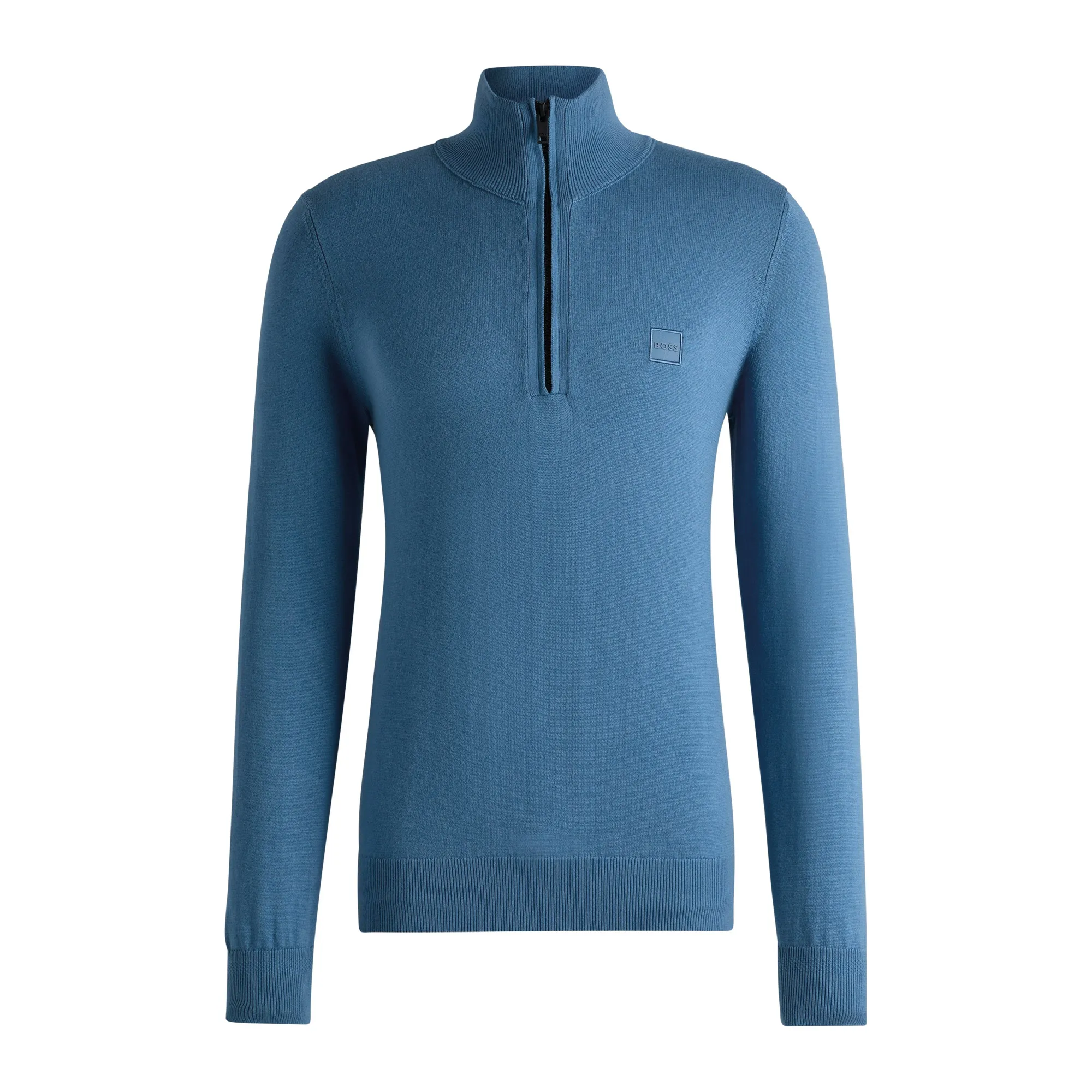 BOSS Kanobix Half Zip Pullover Blau