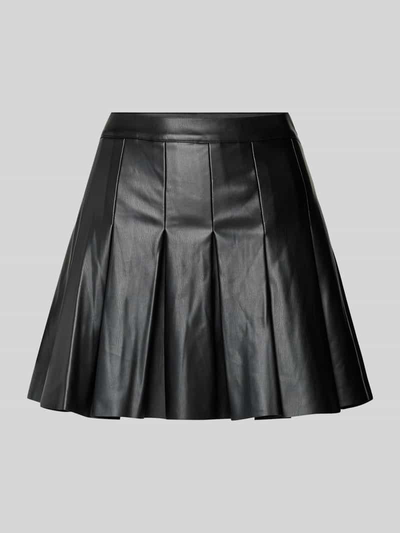 Noisy May High waist minirok in leerlook, model 'PAULO'