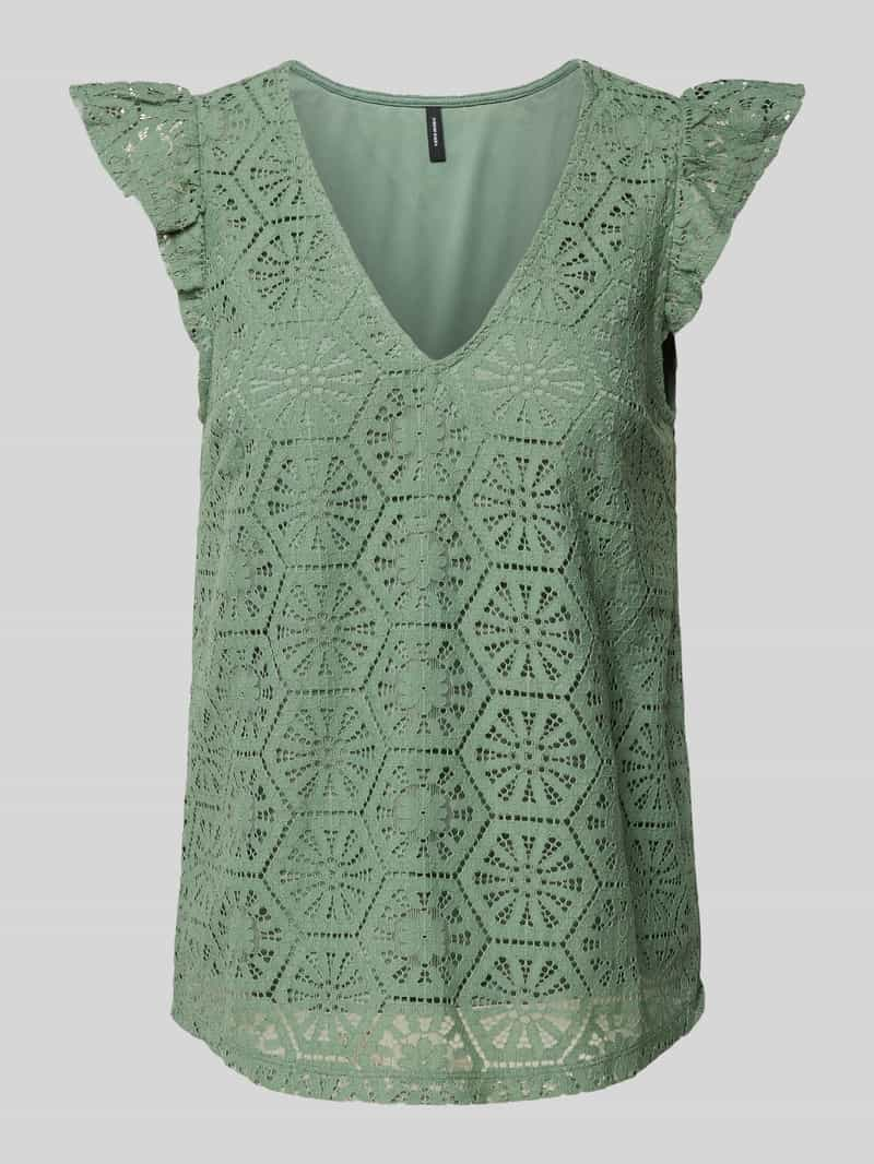 Vero Moda Blousetop met etskanteffect, model 'HONEY LULU'