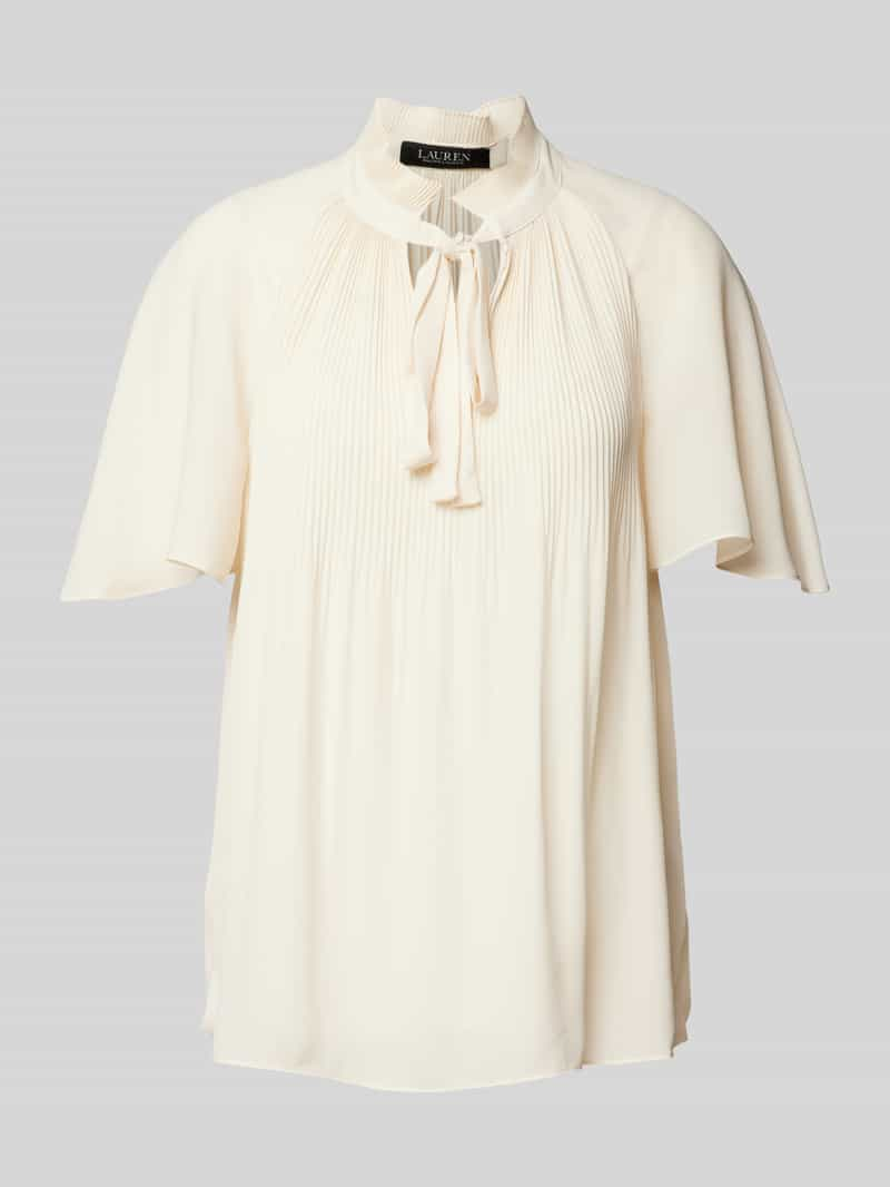 Lauren Ralph Lauren Blouseshirt met plissévouwen, model 'ADAR'