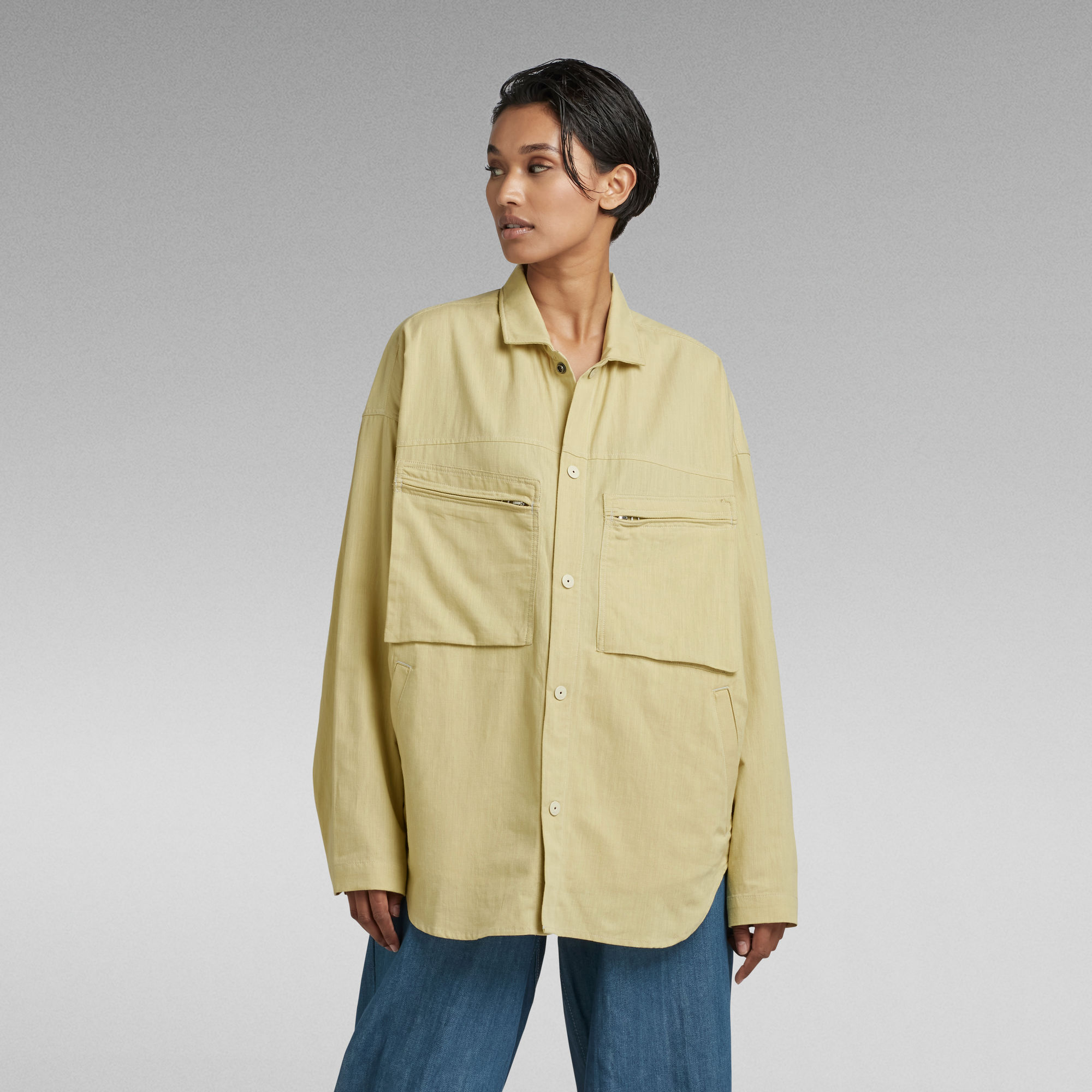 G-Star RAW Chest Pocket Overshirt - Groen - Dames