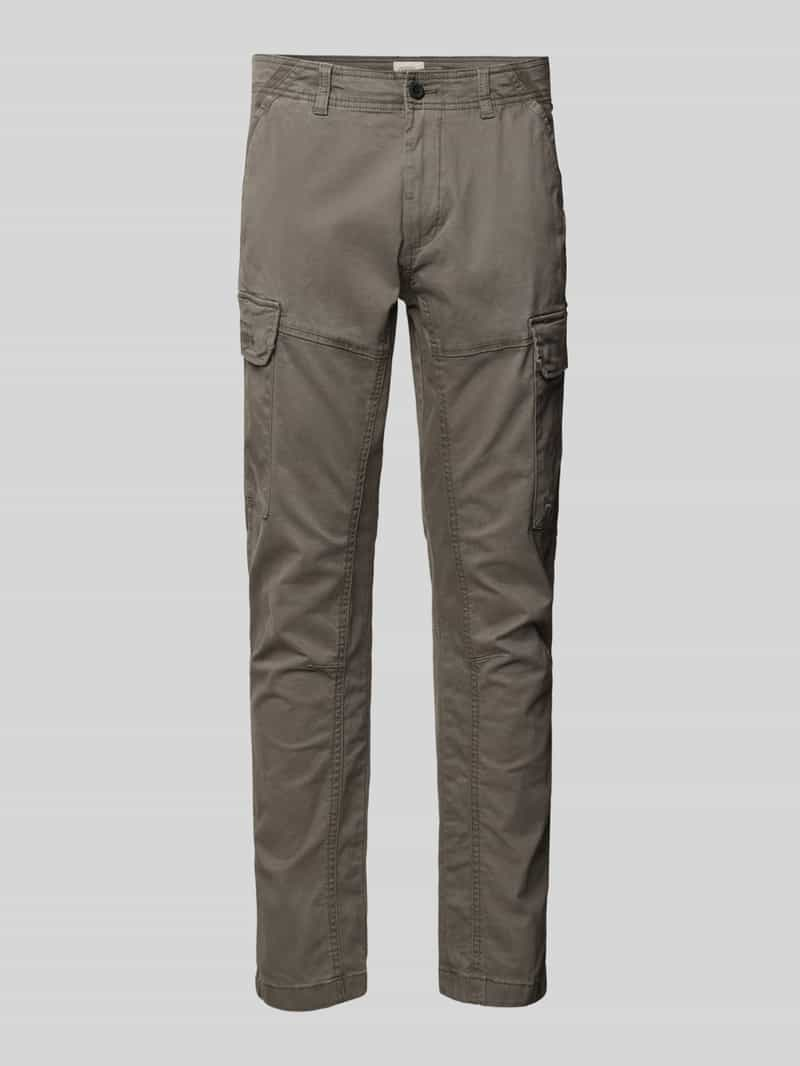 Camel active Slim fit cargobroek met steekzakken