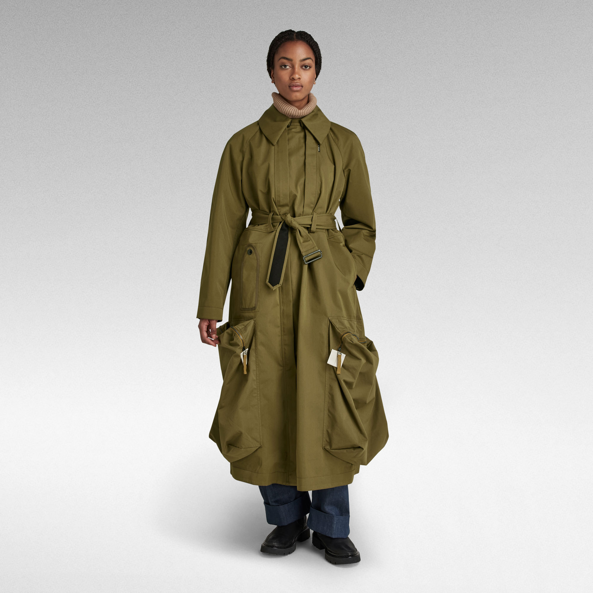 G-Star RAW E Para 2 In 1 Trenchcoat - Meerkleurig - Dames