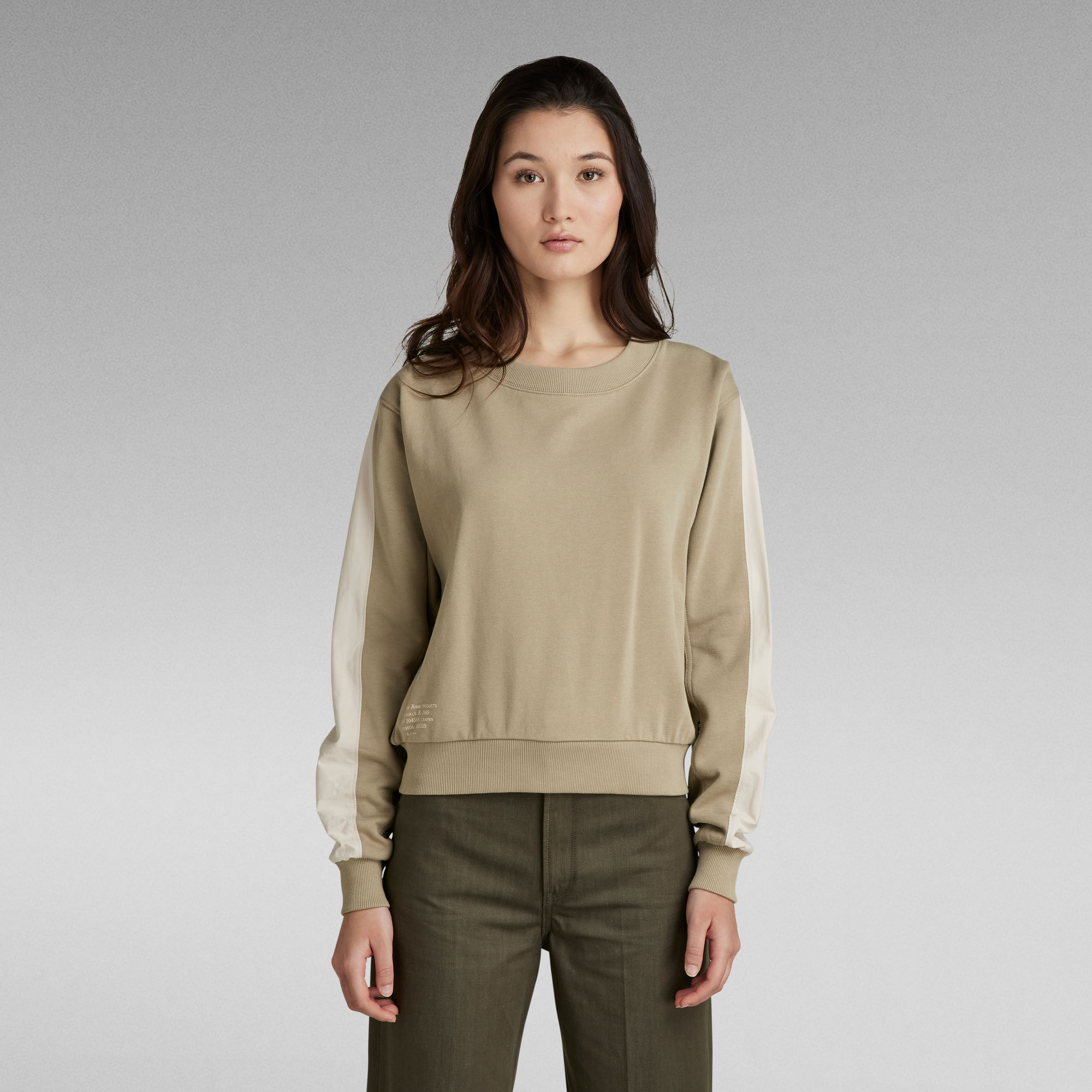 G-Star RAW Batwing Mix Loose Sweater - Groen - Dames