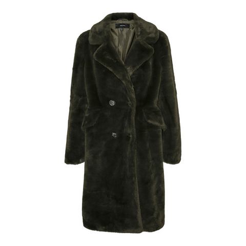 Vero Moda Lange jas van imitatiebont VMSONJAELLY LONG FAKE FUR COAT GA BOOS