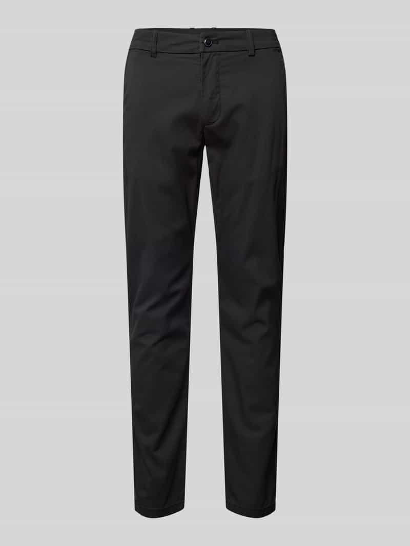 Lindbergh Slim fit chino met achterzakken