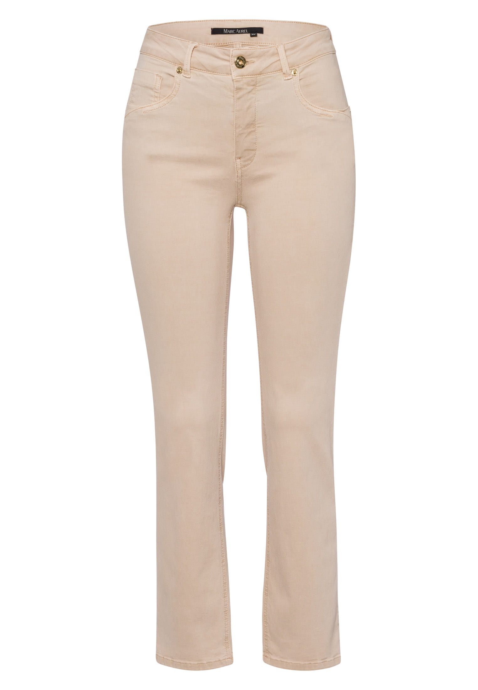 MARC AUREL Cropped Flared Jeans mit Wascheffekten