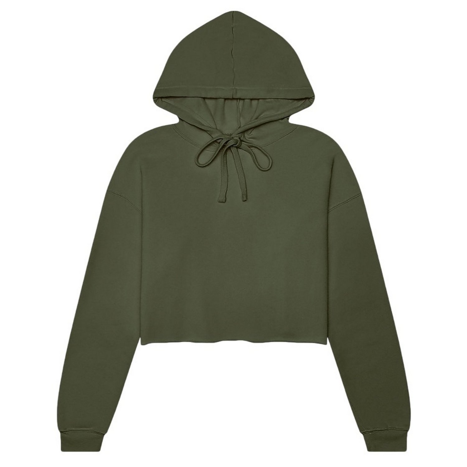 Bella + Canvas Dames fleece crop hoodie