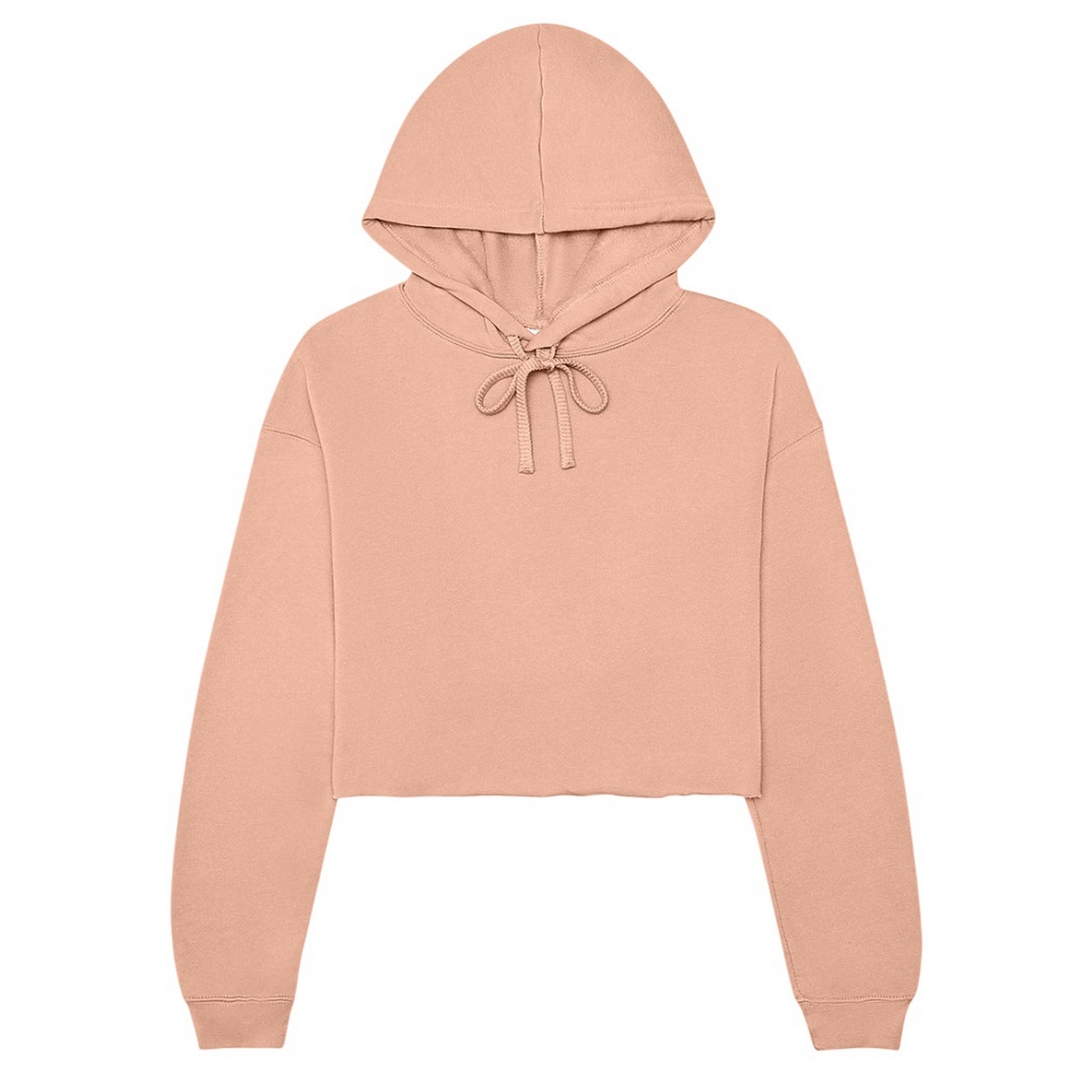 Bella + Canvas Dames fleece crop hoodie