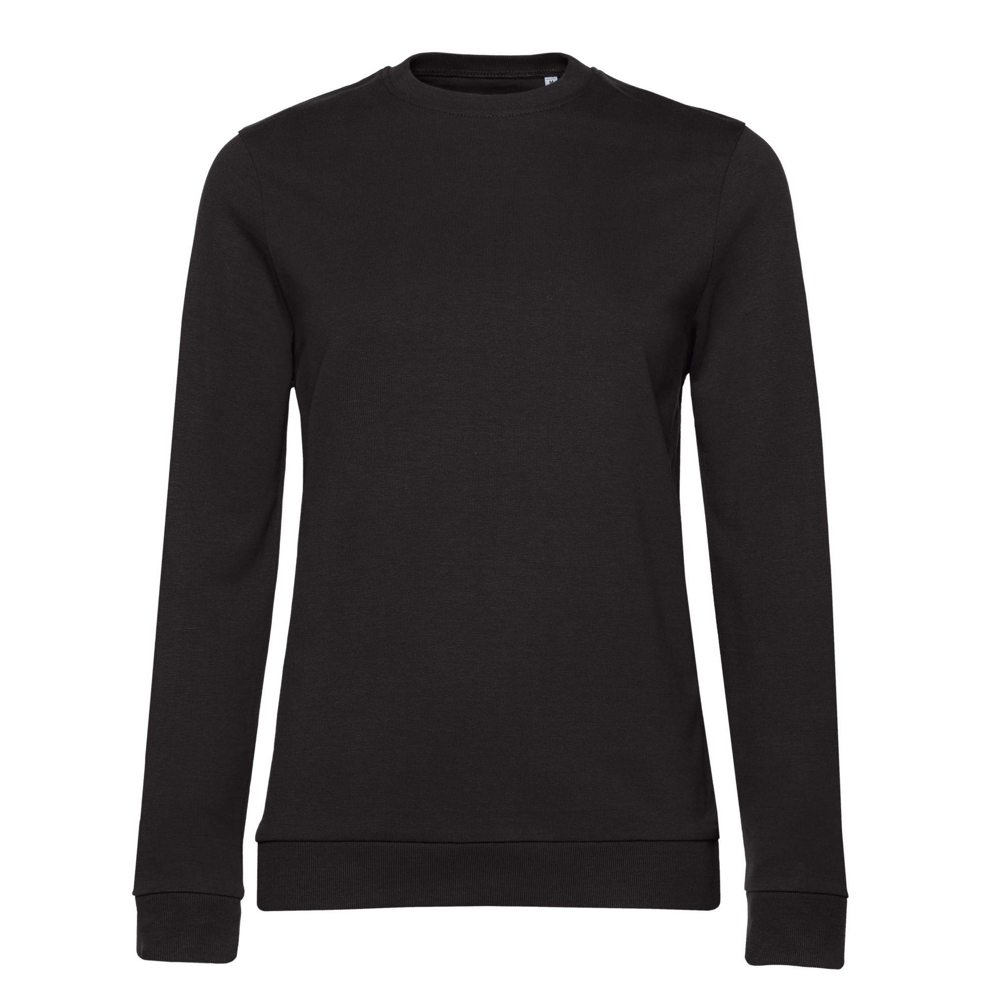 B and C Dames frans terry sweatshirt met inzetstuk