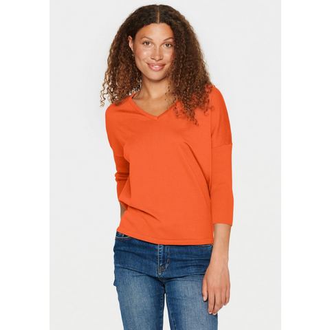 Saint Tropez Trui met V-hals MilaSZ V-N Pullover