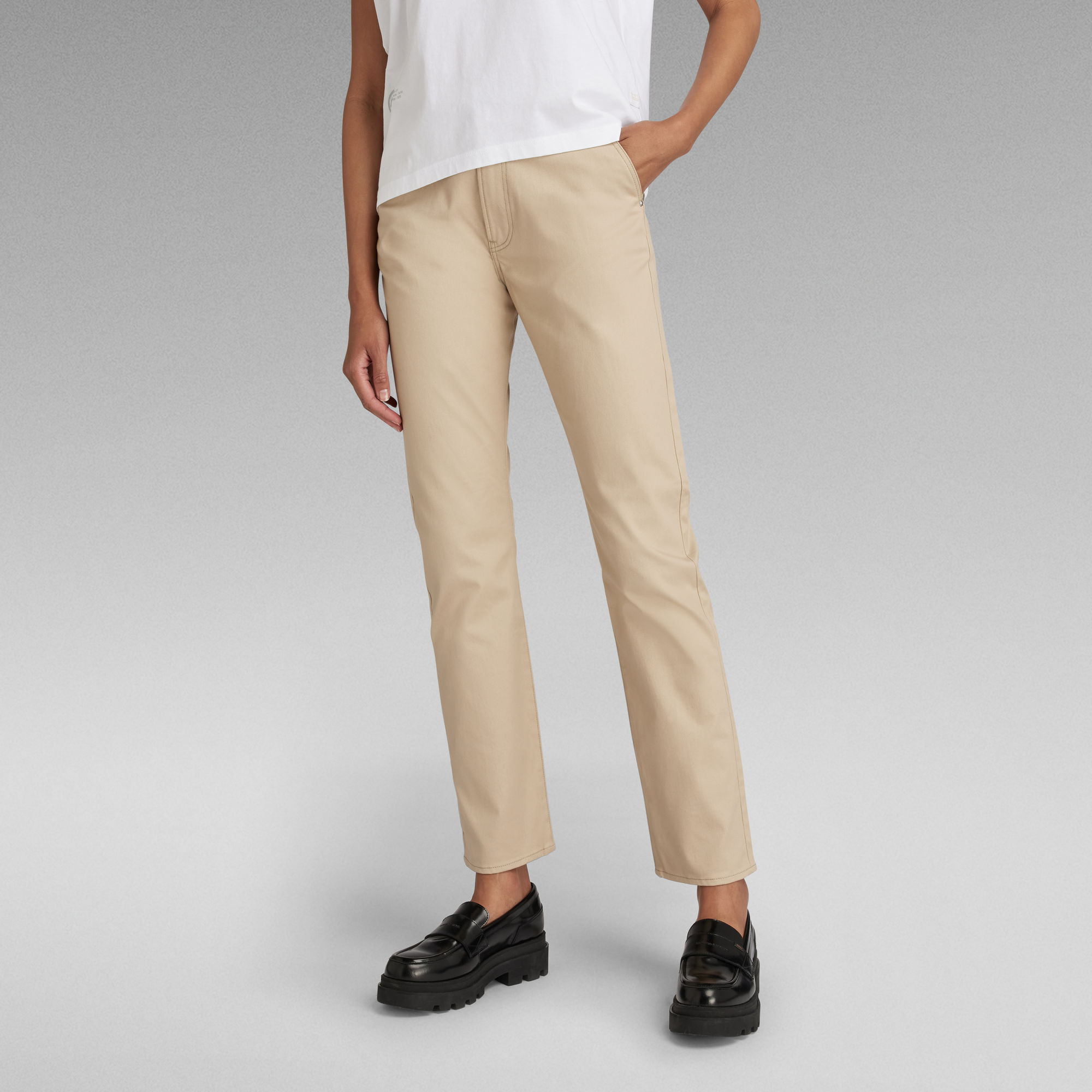 G-Star RAW Slim Chino - Beige - Dames