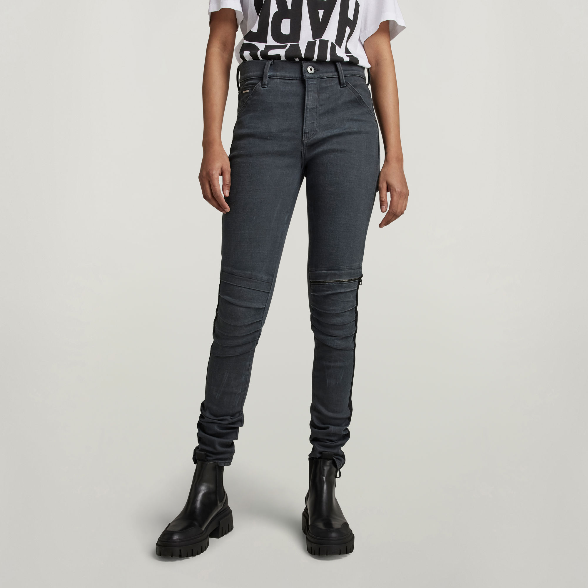 G-Star RAW 1914 3D Skinny Jeans - Grijs - Dames