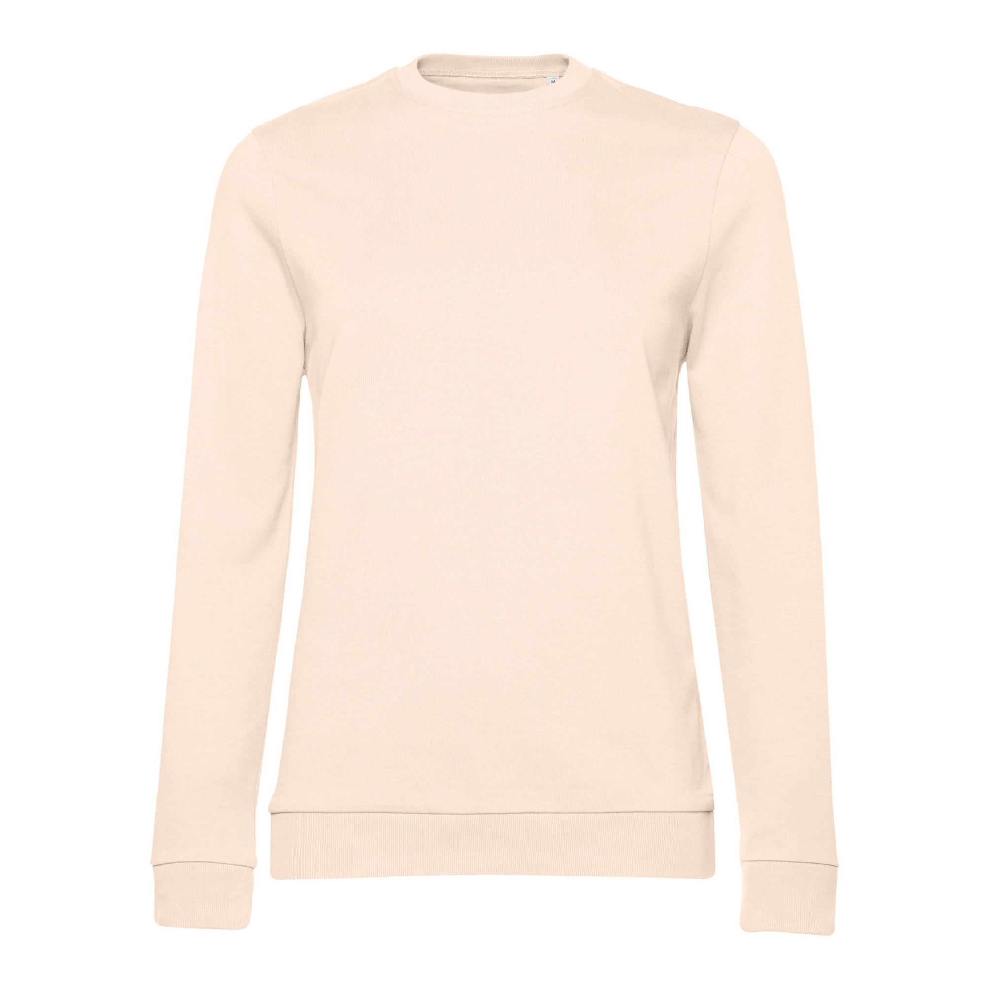 B and C Dames frans terry sweatshirt met inzetstuk