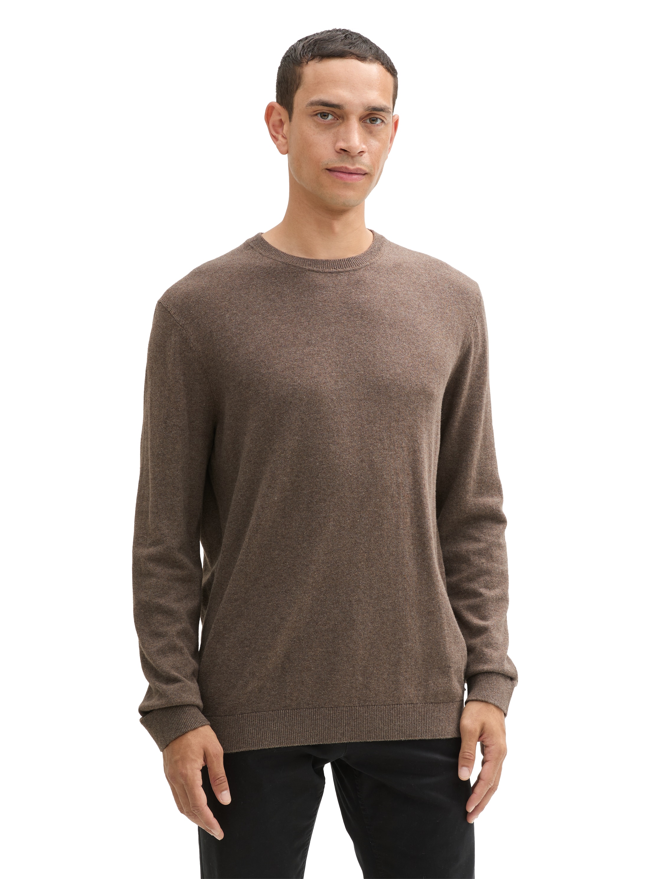 Tom Tailor Cotton cashmere crewneck