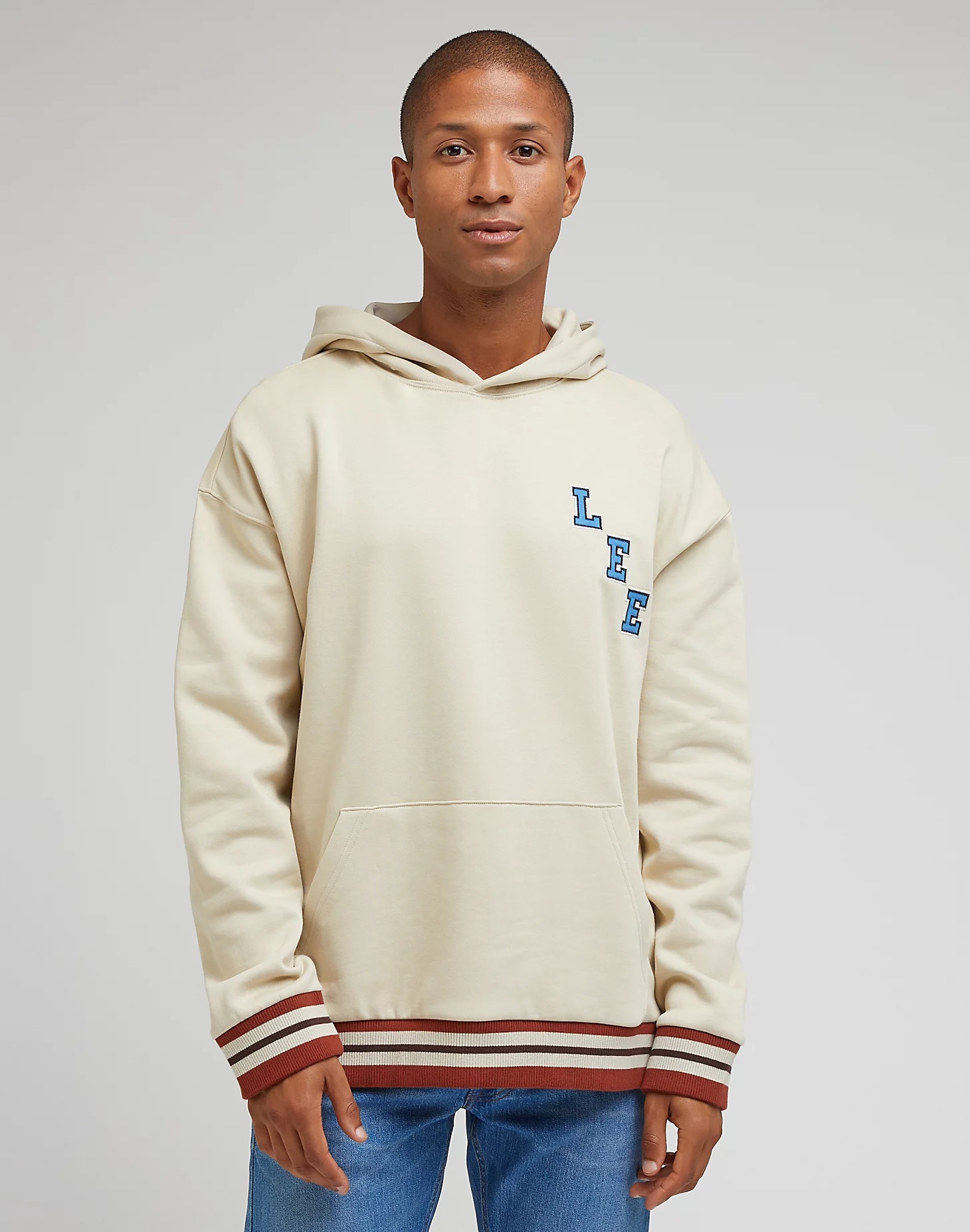 Lee Seasonal hoodie greige