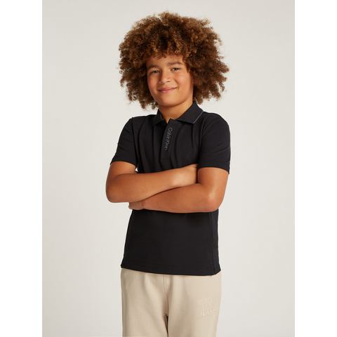 Calvin Klein Poloshirt EMBRO. CK LOGO PIQUE POLO voor kinderen tot 16 jaar met logo-opdruk