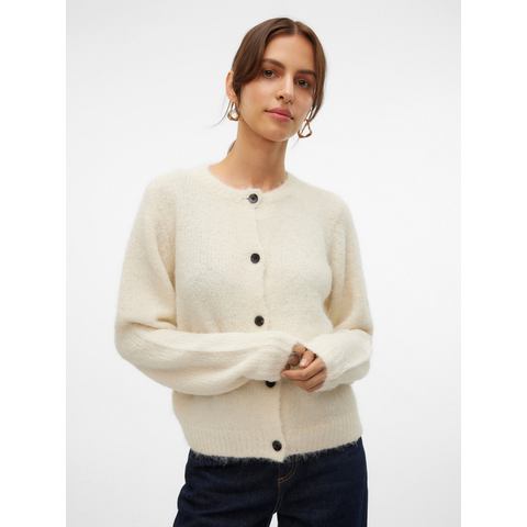 Vero Moda Vest VMNOVAH LS O-NECK BUTTON CARDI GA NOOS