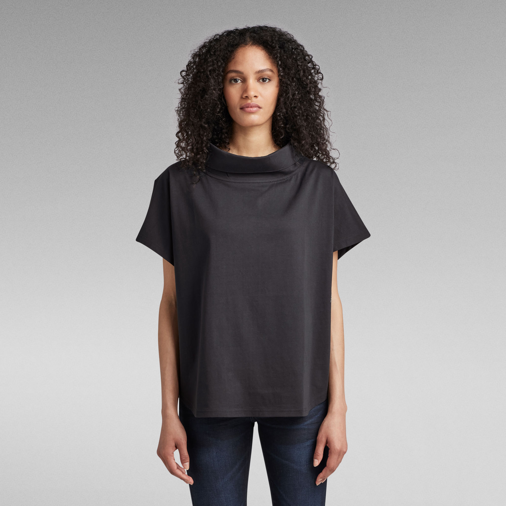 G-Star RAW Woven Mix Loose Top - Zwart - Dames