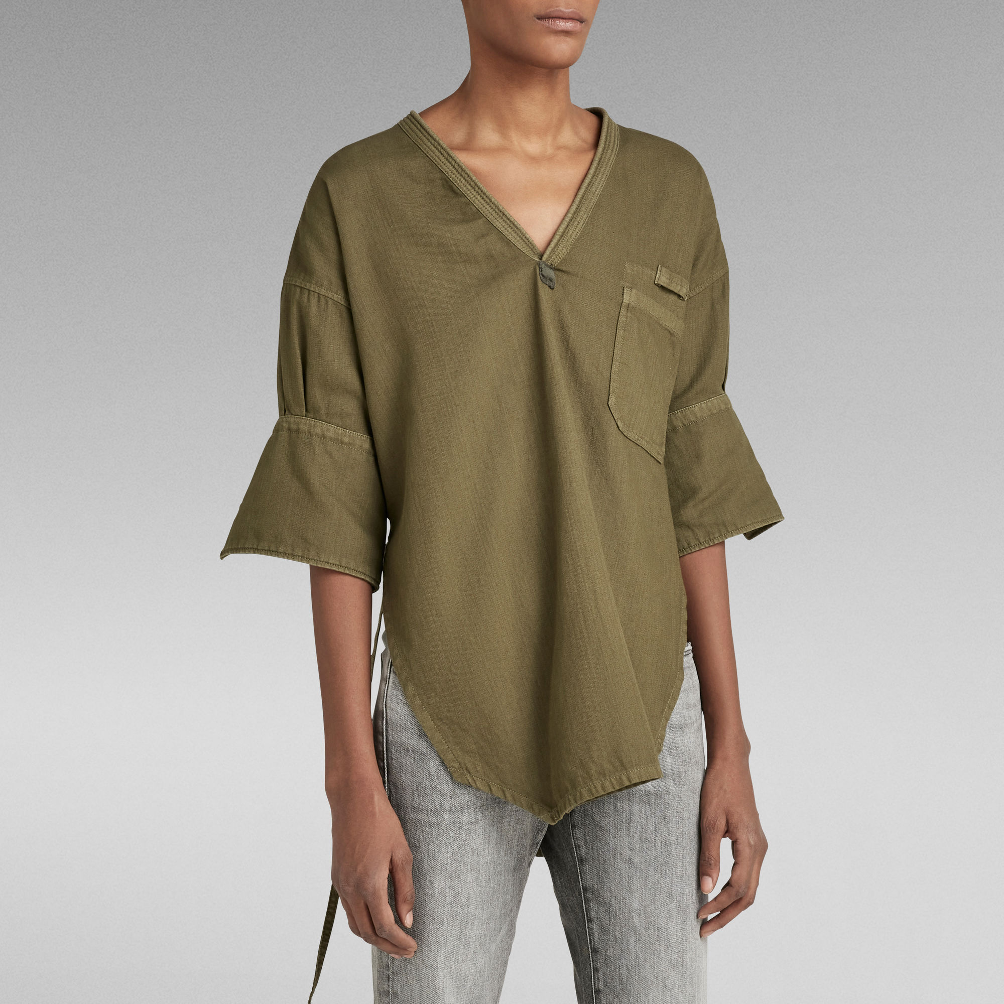 G-Star RAW Woven Tunic - Groen - Dames