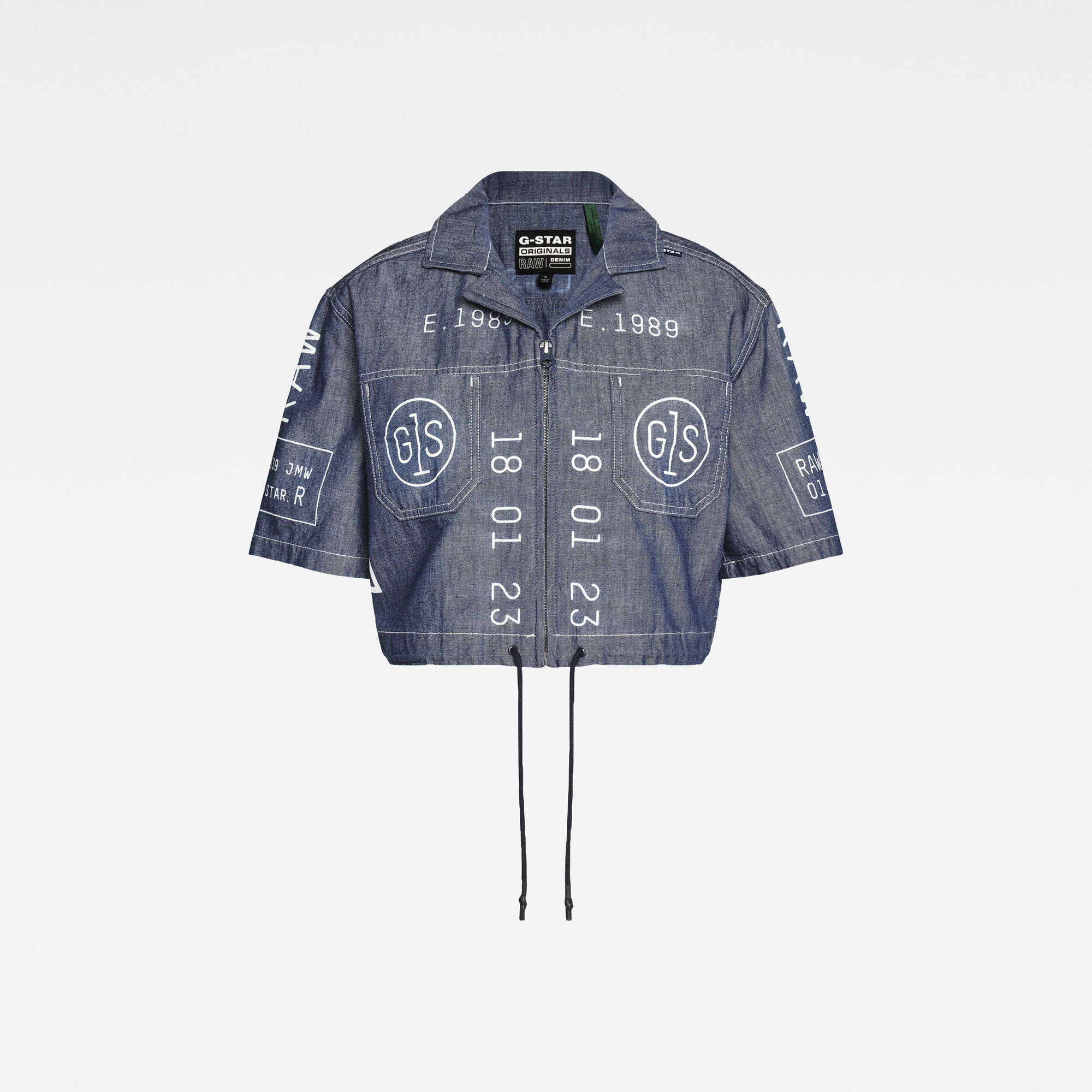 G-Star RAW E Hawaii Denim Shirt - Donkerblauw - Dames