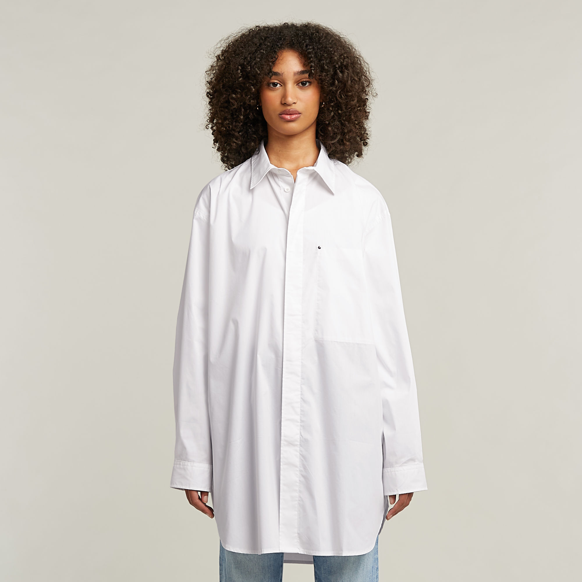 G-Star RAW Oversized Boyfriend Shirt - Wit - Dames