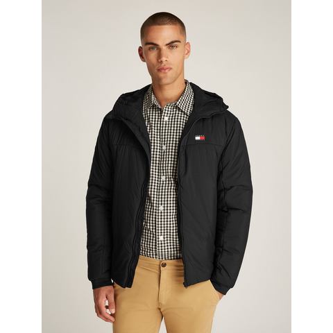 Tommy Jeans Plus Allweatherjack TJM LT POLY JACKET EXT in grote maten, logoborduring, insteekzakken