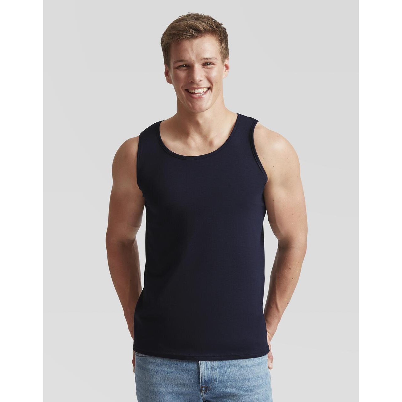 Fruit of the Loom Heren waardevol katoenen atletisch vest top