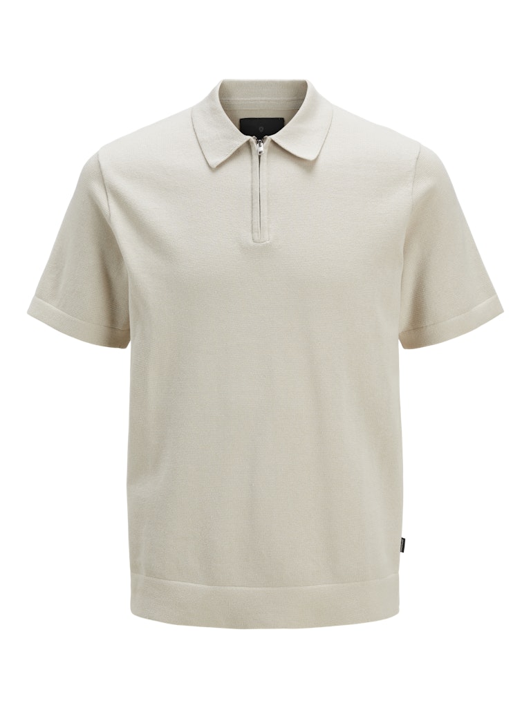 Jack & Jones jprblamilano spring knit polo ss sn 12271401 silver lining