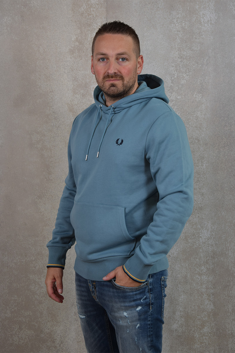 Fred Perry Tipped hooded sweatshirt