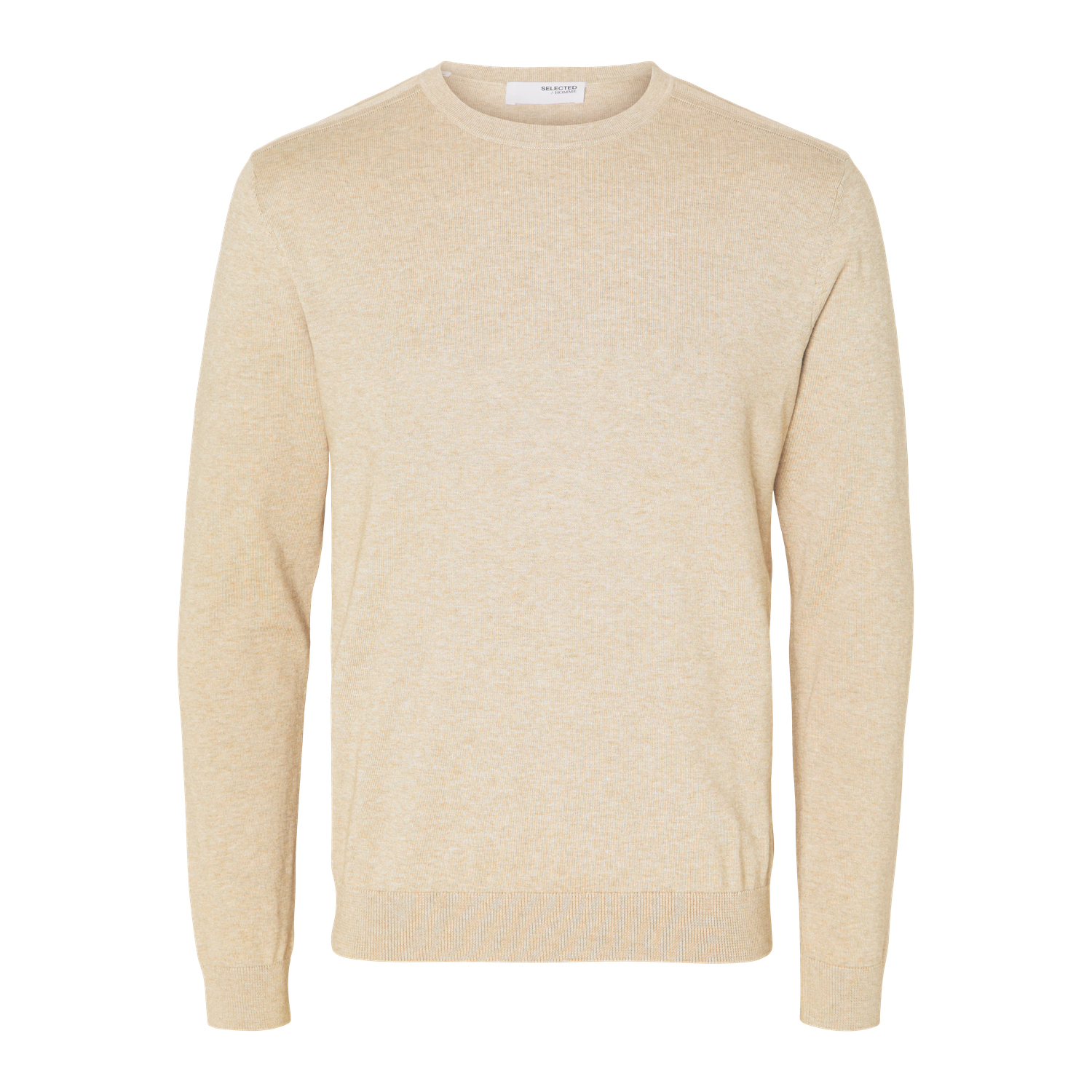 Selected Berg pullover crew neck kelp