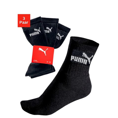 PUMA Vrijetijdssokken robuuste kwaliteit (3 paar)