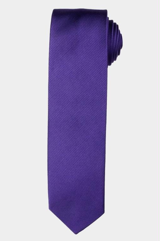 Michaelis Stropdas tie silk woven purple pnba00010o/r