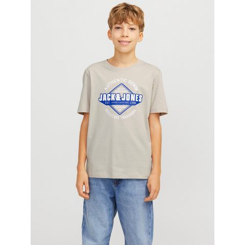 Jack & Jones Junior Shirt met ronde hals JJELOGO TEE SS O-NECK 2 COL S NOOS JNR