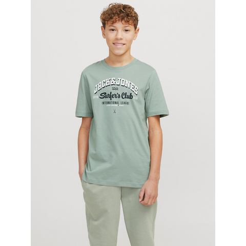 Jack & Jones Junior Shirt met ronde hals JJELOGO TEE SS O-NECK 2 COL S NOOS JNR