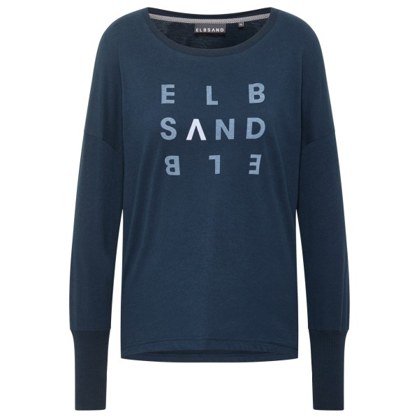 ELBSAND  Women's Ingiara T-Shirt - Longsleeve, blauw