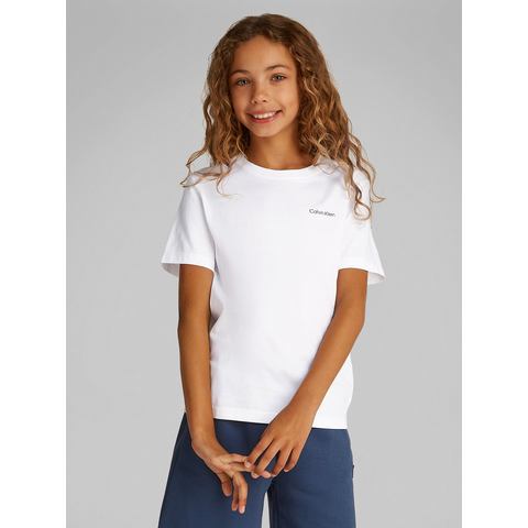 Calvin Klein T-shirt CHEST Inst.Logo Ss T-Shirt voor kinderen tot 16 jaar en met logo-opdruk