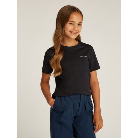 Calvin Klein T-shirt CHEST Inst.Logo Ss T-Shirt voor kinderen tot 16 jaar en met logo-opdruk