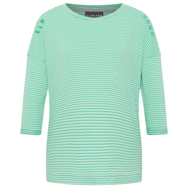 ELBSAND  Women's Veera T-Shirt 3/4 Sleeve - Longsleeve, groen