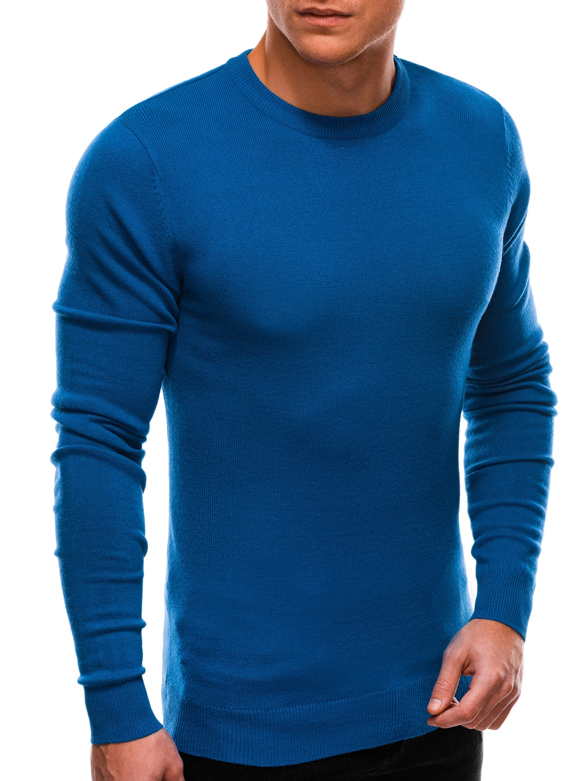 Edoti Sweater heren basic italian - ed0100bl