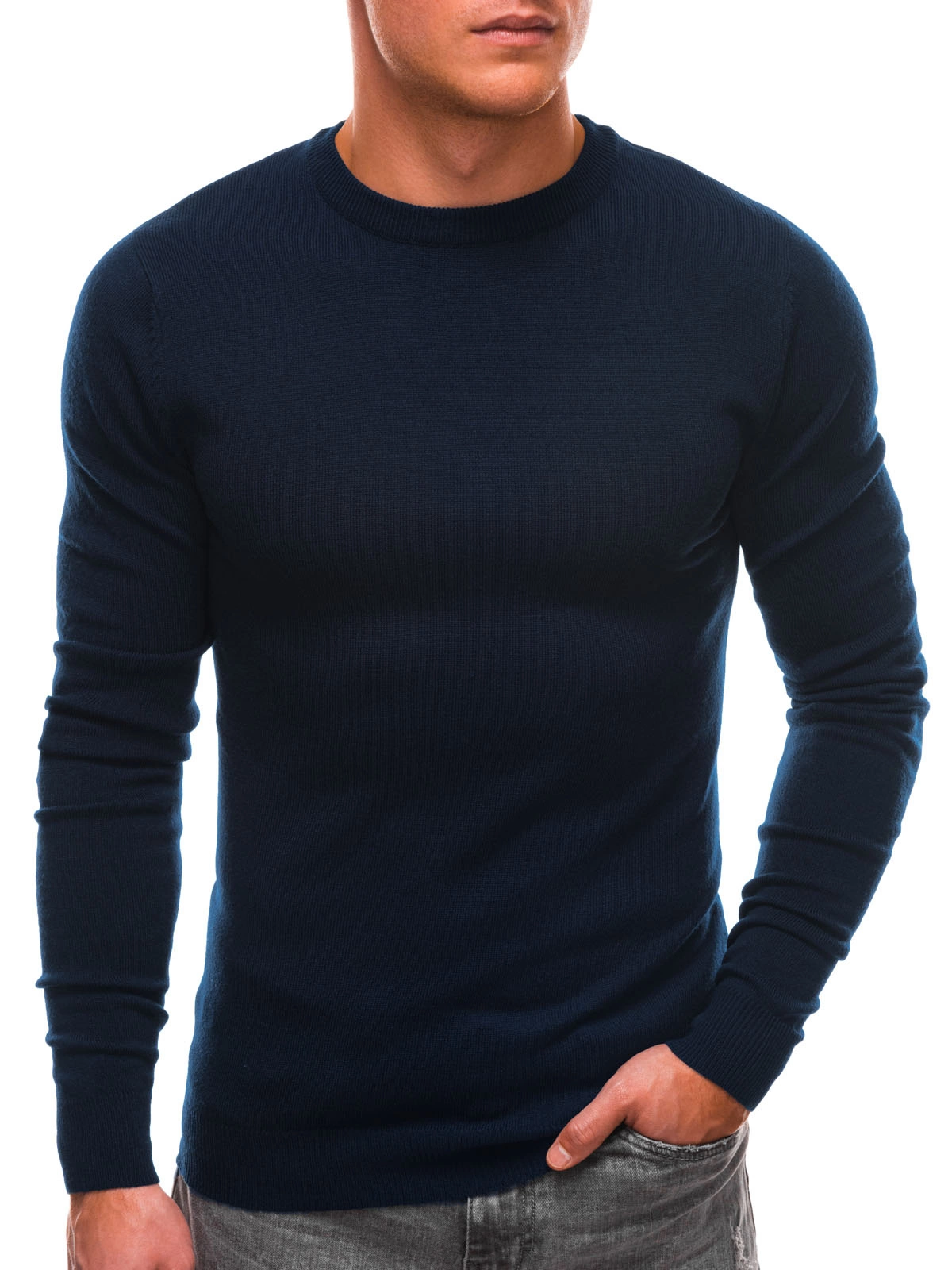 Edoti Sweater heren basic italian - ed0100nv