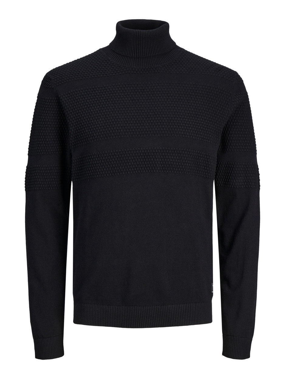 Jack & Jones Jcochris bubble stitch knit roll ne -