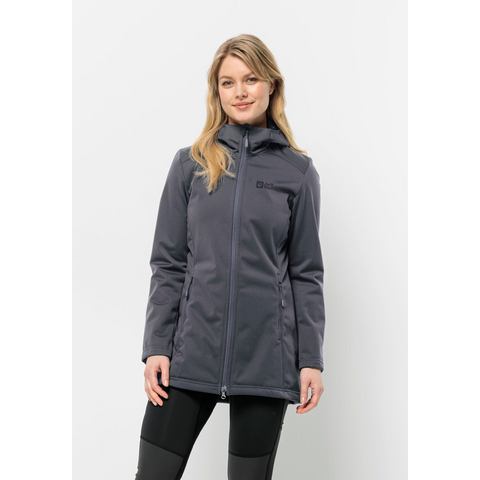 Jack Wolfskin Softshell-jas WINDHAIN COAT W