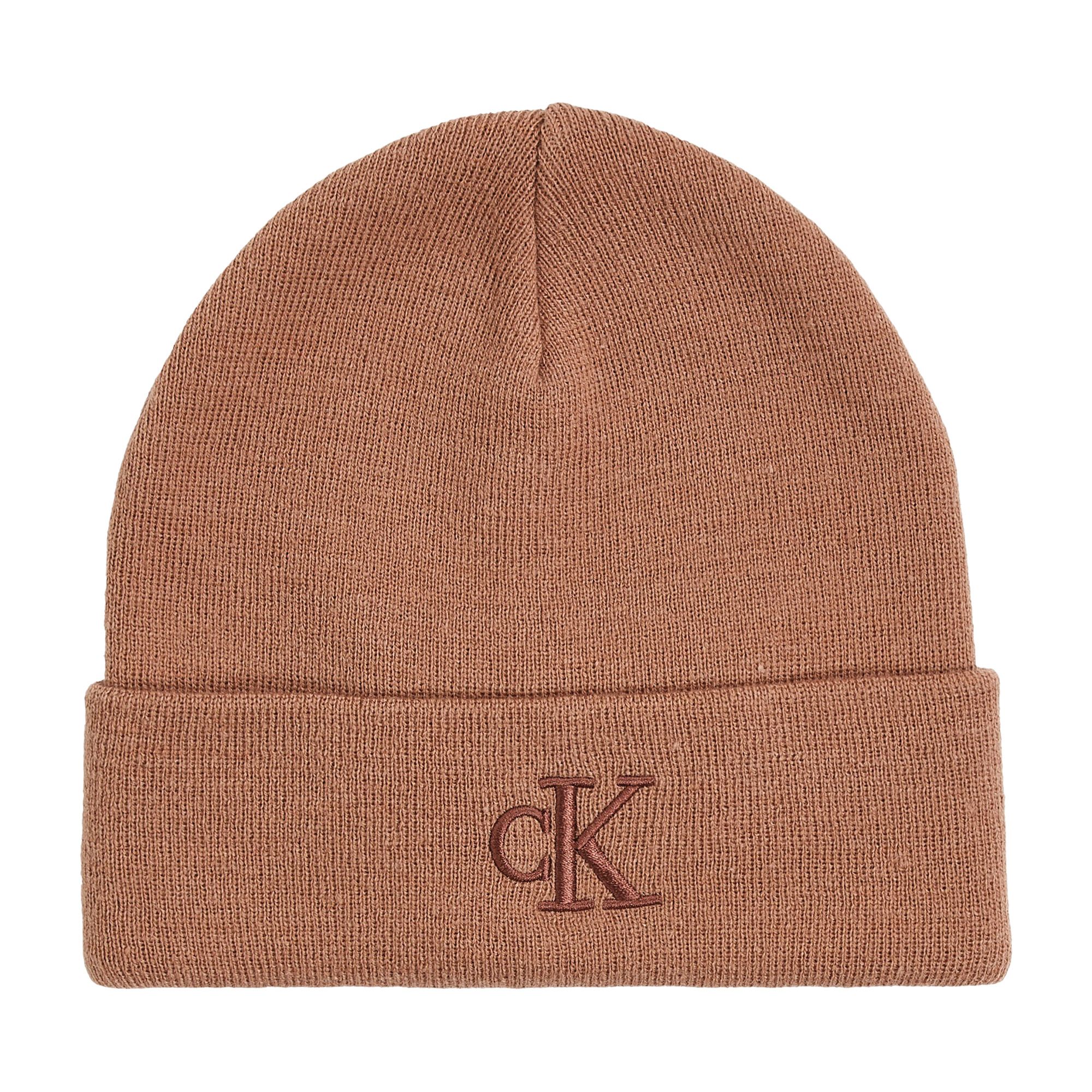 Calvin Klein Monogram Embroidered Beanie Dames