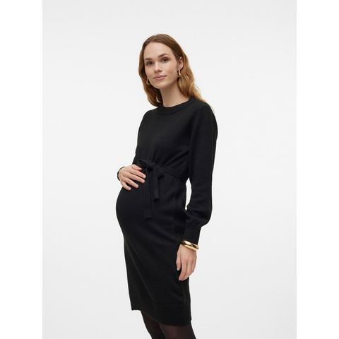 Mamalicious Positiejurk MLNEWANNE L/S ABK KNIT DRESS A. NOOS