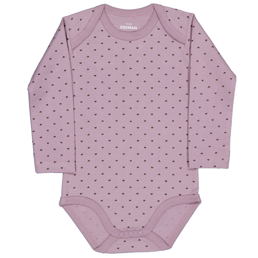 Zeeman Baby romper Lange mouwen Envelophals