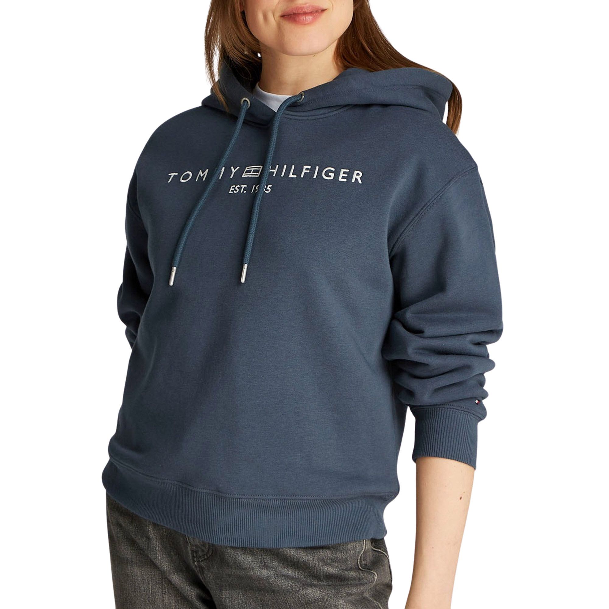 Tommy Hilfiger Modern Regular Corp Logo Hoodie Dames