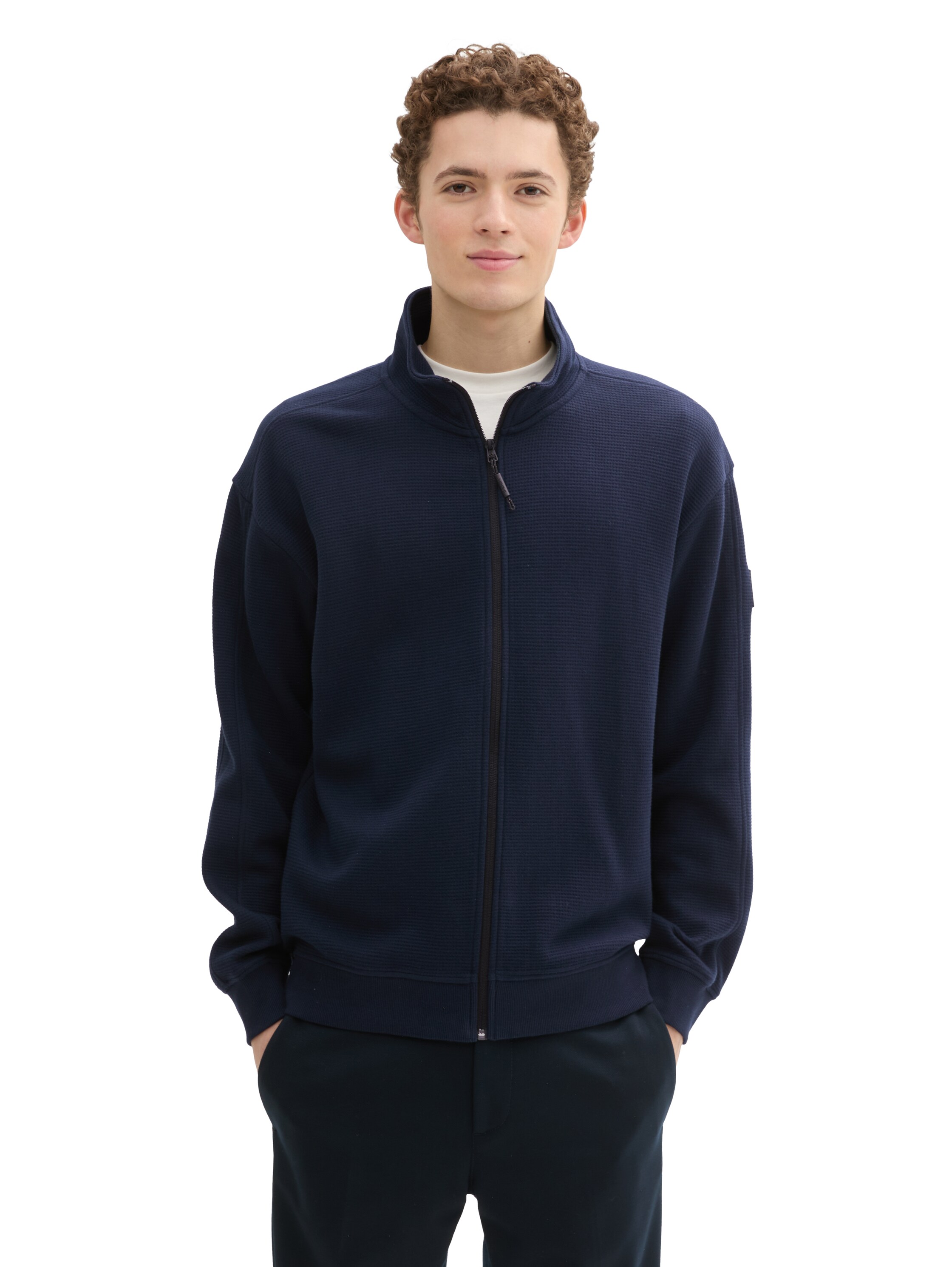 Tom Tailor Structure zipper jacket