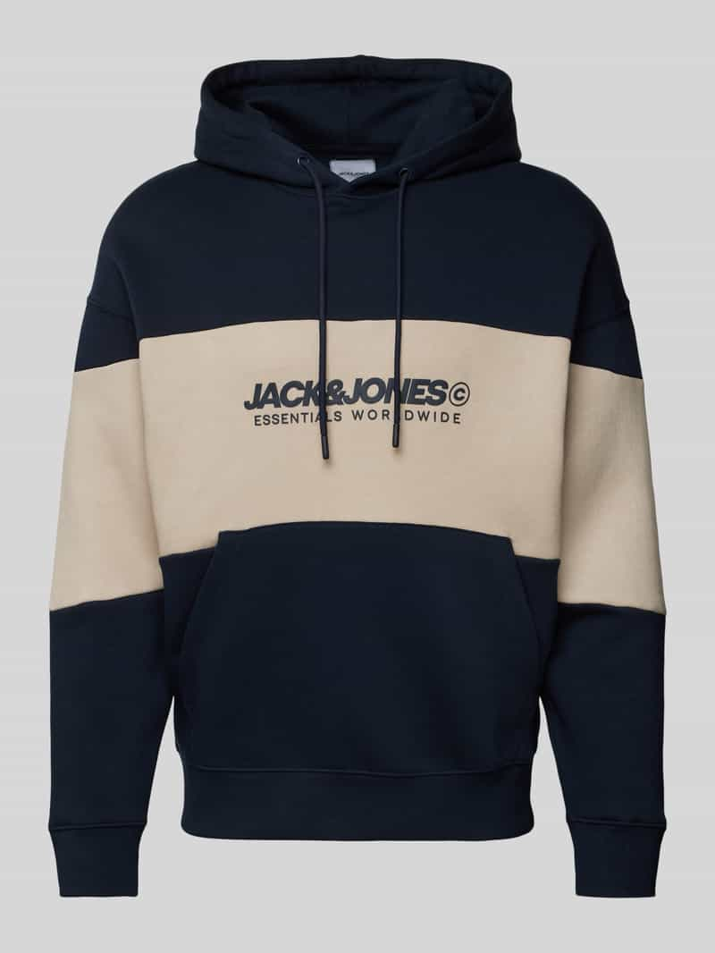 Jack & Jones Hoodie JJELEGACY BLOCKING SWEAT HOOD NOOS