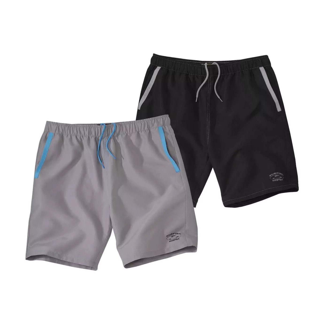 Atlas For Men Heren surf microvezel shorts (set van 2)